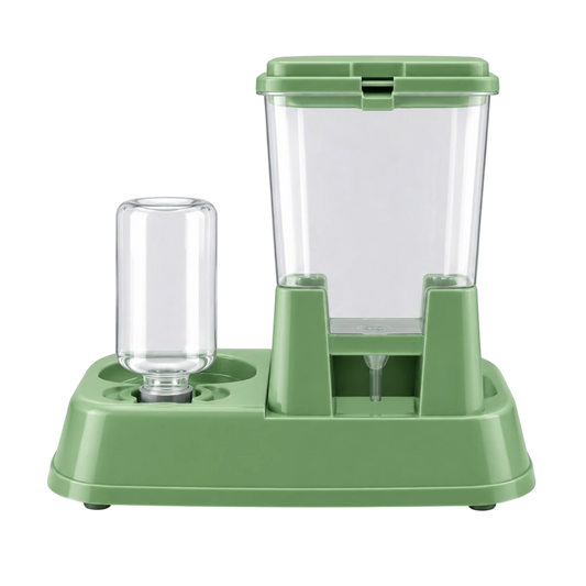 Bertiy 2-in-1 Automatic Pet Feeder and Water Dispenser