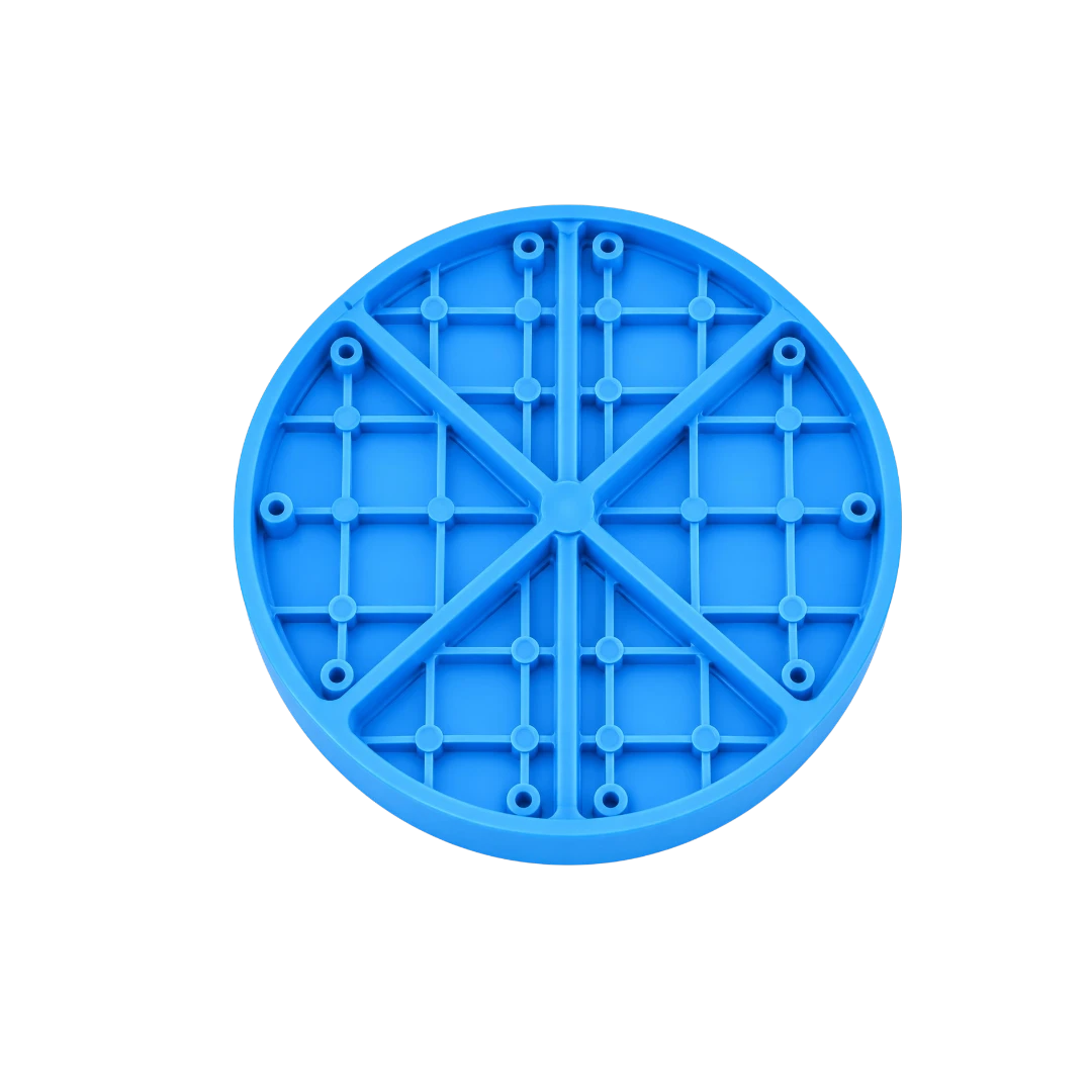 Bertiy.Shop Blue Silicone Slow Feeder Bowl for Dogs & Cats