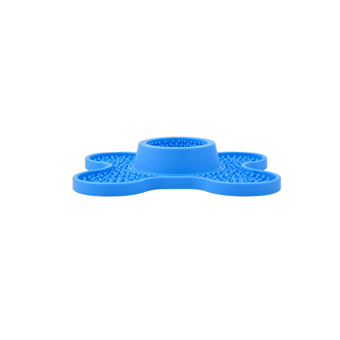 Bertiy  Blue Silicone Slow Feeder Mat for Dogs & Cats