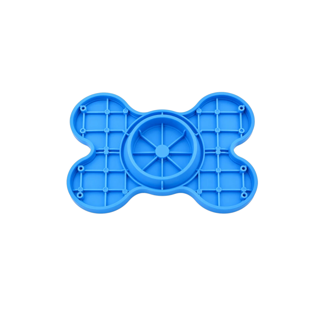 Bertiy  Blue Silicone Slow Feeder Mat for Dogs & Cats