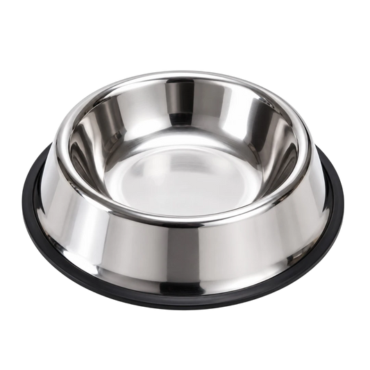 Bertiy Stainless Steel Pet Food Bowl with Non-Slip Base
