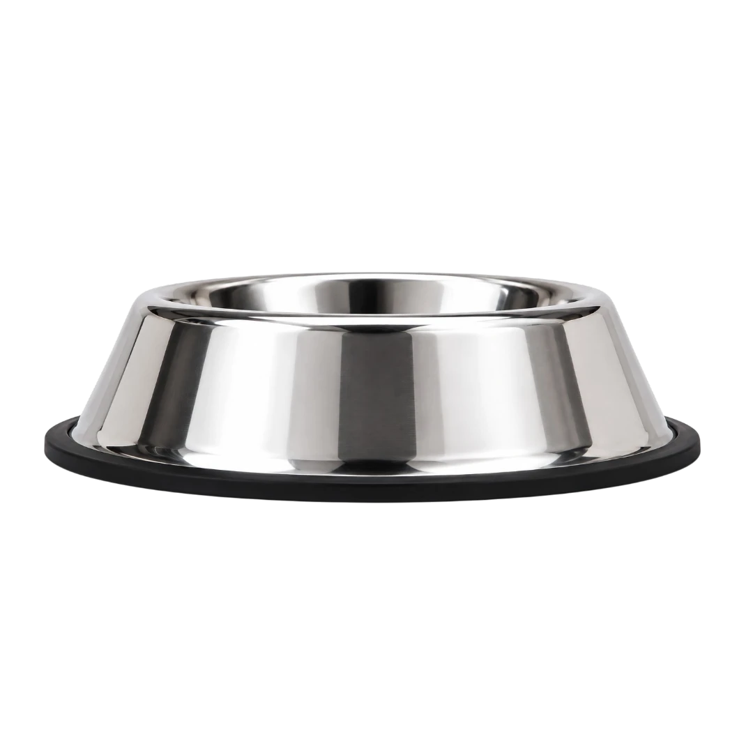 Bertiy Stainless Steel Pet Food Bowl with Non-Slip Base